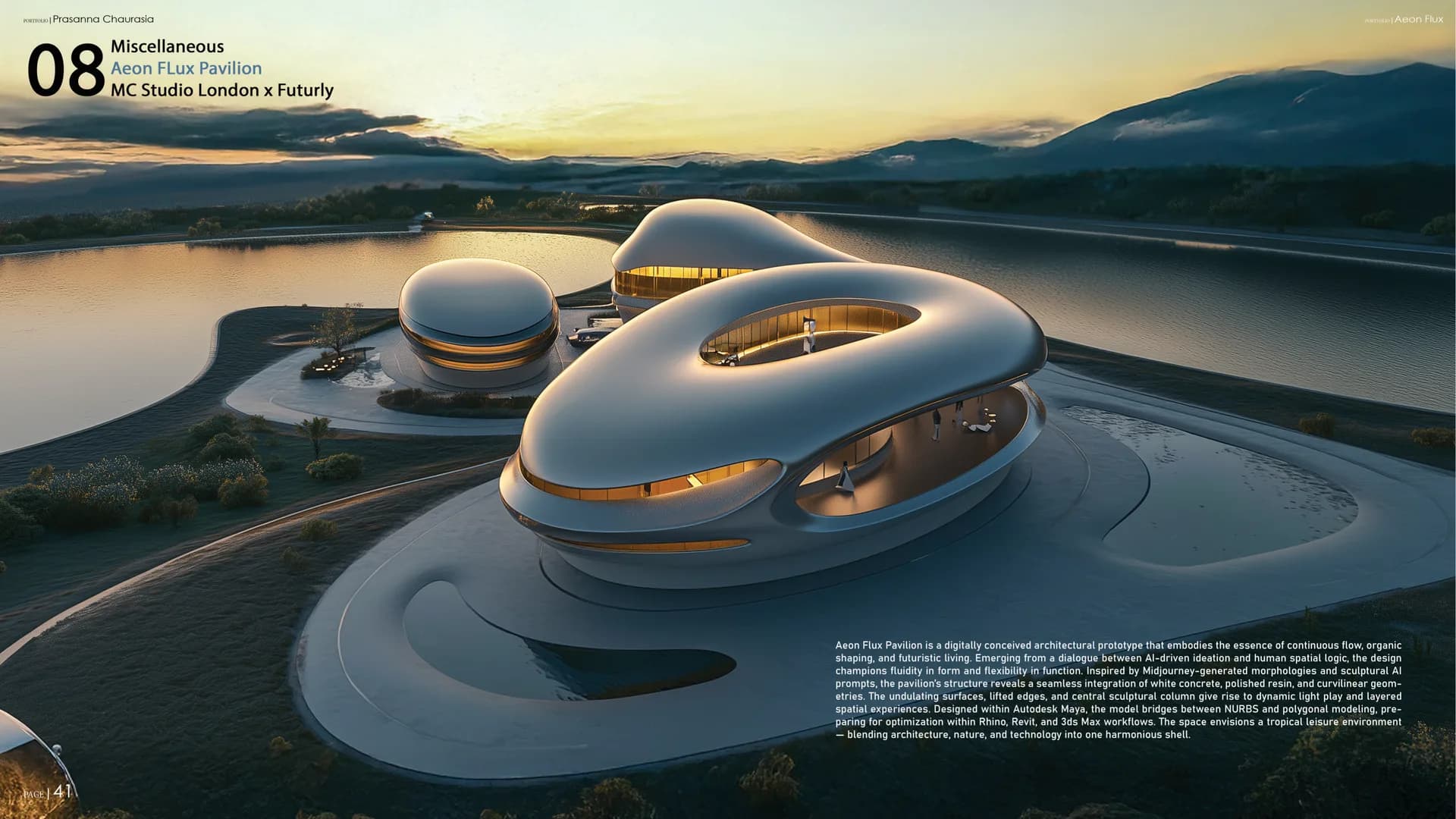Aeon Flux Pavilion — Organic Parametric Architecture