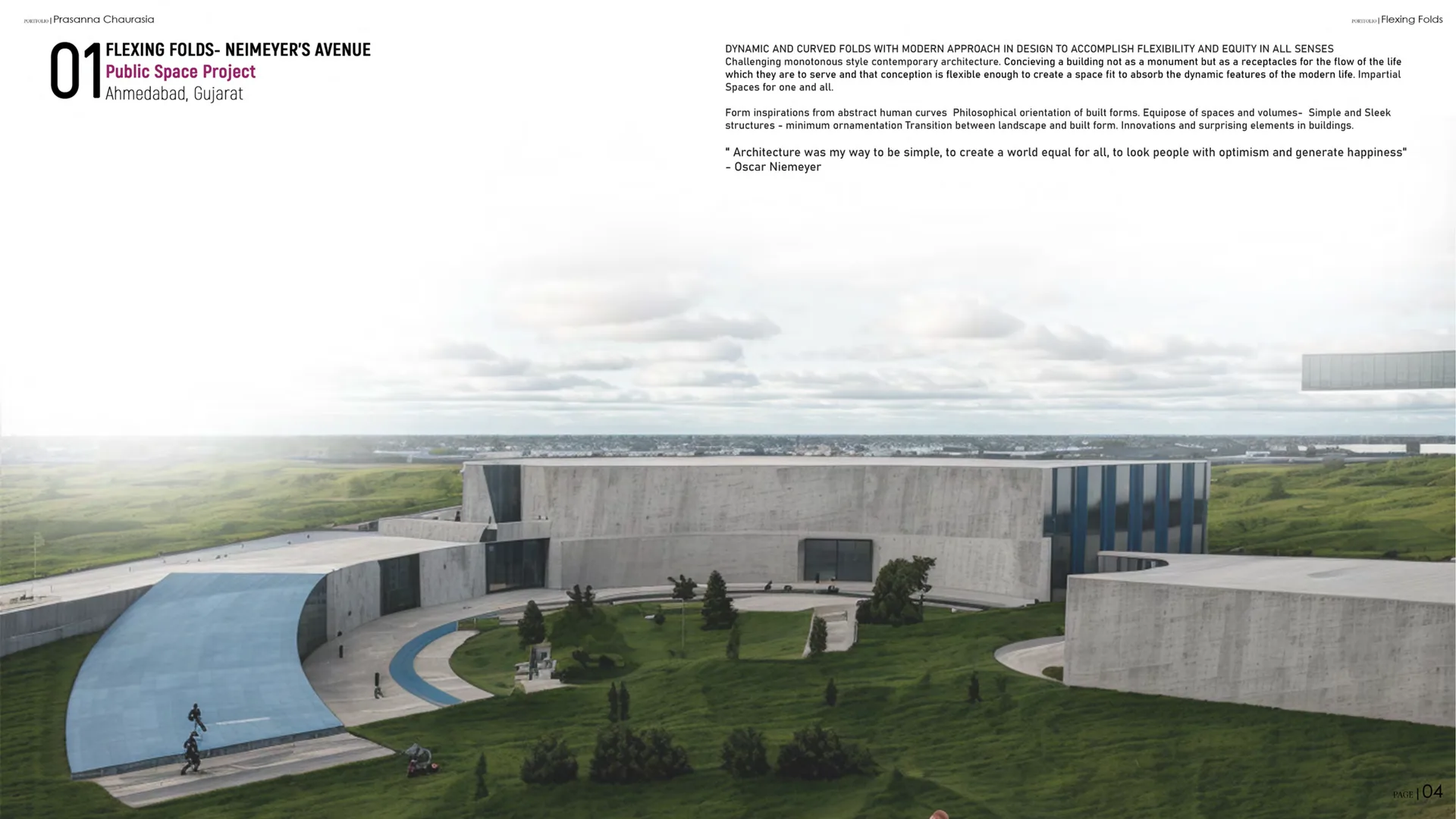 Flexing Folds — Neimeyer's Avenue Public Space